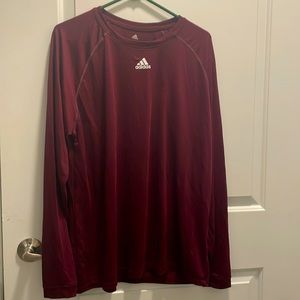 2 ADIDAS Climalite men’s long sleeve - SZ L